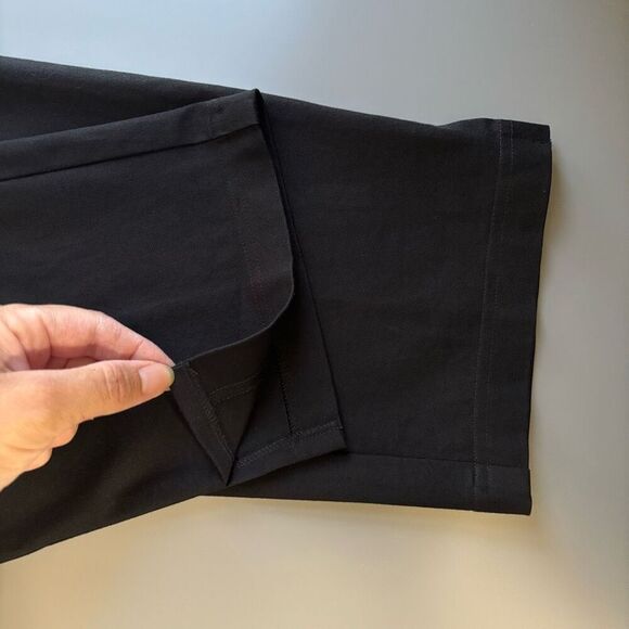 Eileen Fisher Black Stretch Organic Cotton Pants XS - Picture 9 of 11
